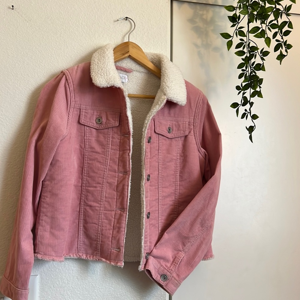 Children’s Place Pink Corduroy Jacket with buttons